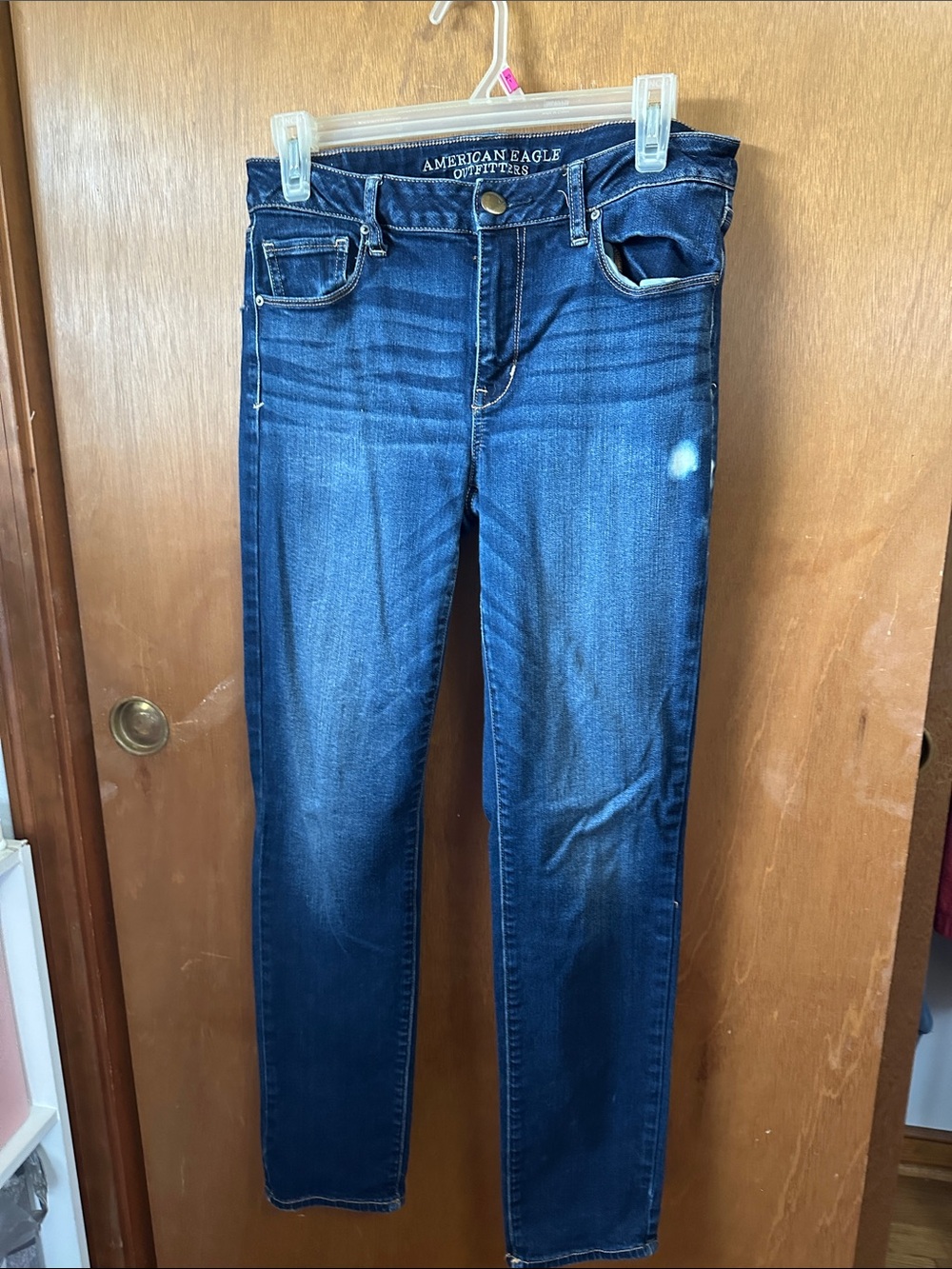 American Eagle Outfitters Dark Blue Skinny Jeans